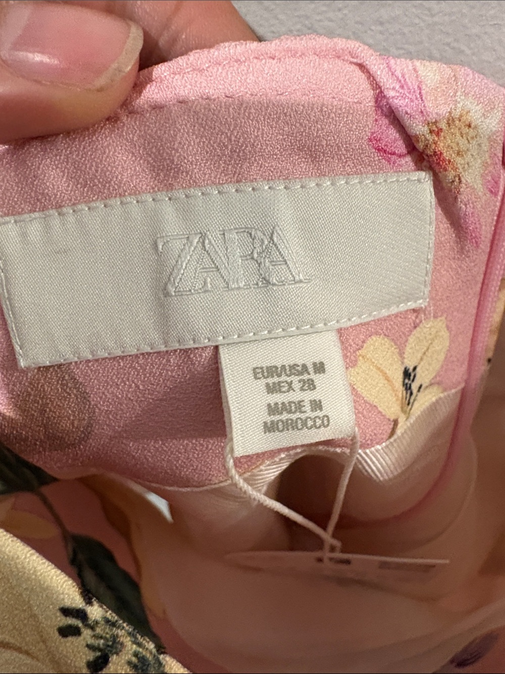 ZARA FLORAL PRINT CORSET CROP TOP STRAPLESS BUSTIER - Picture 13 of 13